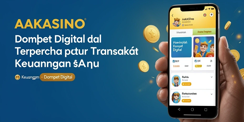 Antarmuka aplikasi AAKASINO yang mudah digunakan untuk Dompet Digital.
