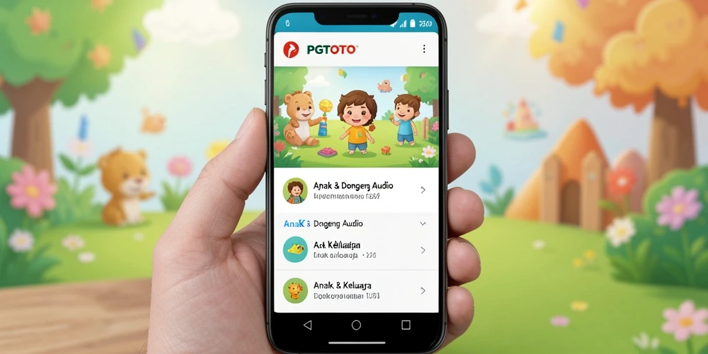 Antarmuka PGTOTO dengan pilihan dongeng audio yang menarik