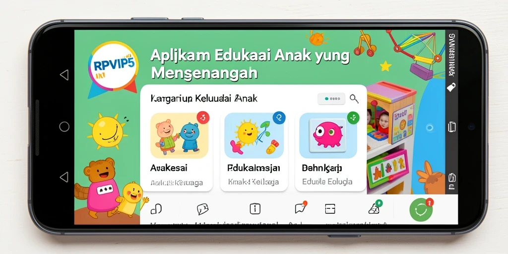 Antarmuka RPVIP5 yang ramah anak dan interaktif.